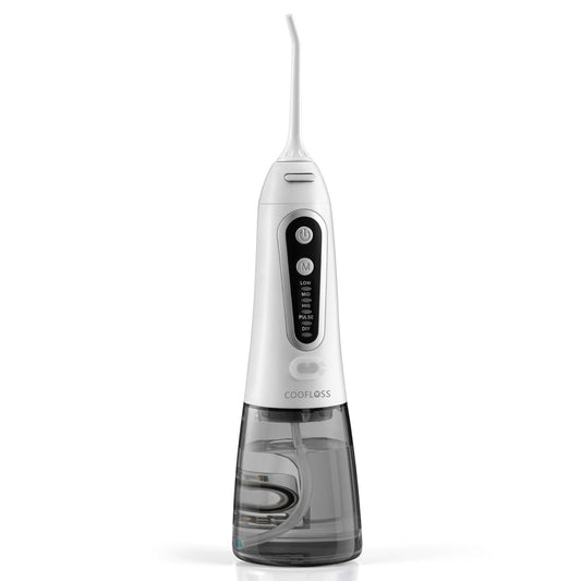 Coofloss Cordless Water Flosser for Teeth, Portable Dental Pick Oral Irrigator, Gum Brace Power Cleaner